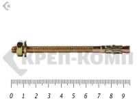Анкер клиновой 6х 95, желтый цинк (100шт)