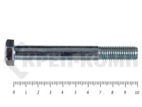 Болты DIN 931, с неполной резьбой, цинк, 12х100 мм пр.8.8 (25 кг/238)