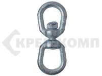 Вертлюг кольцо-кольцо цинк м10 Фасовка (5шт)