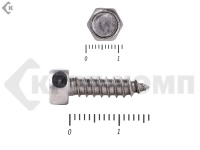 Саморез с шестигранной головой Нержавейка DIN7976 А2 6,3х19 (500шт)
