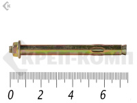 Анкерный болт с гайкой 6,5х75 (15шт)