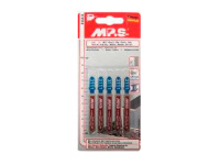 Пилки 75*HSS (сталь,цвет. метал. в т.ч. лист h=1,5-3mm) фигур.распил. "MPS" (5 шт) Распродажа
