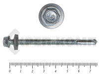 Саморез кровельный, с увеличенным сверлом PT-5 15мм, 5,5х76 Kn KENNER (1000шт)