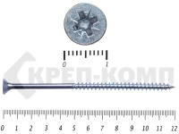 Саморез белый цинк POZY 6х120 (800шт)