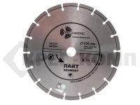 Диск алмазный отрезной 230*22,23 мм Сегментный Лайт (1 шт.)