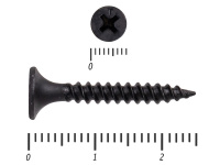 Саморез черный универсал усиленный 3,5х25 KENNER (1,5кг/1050)