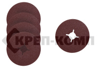 Круг абразивный 115 х 22 мм, Р60, под механическое крепление "Hobbi" (5шт.) 