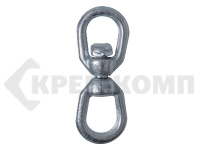 Вертлюг кольцо-кольцо цинк м8 (180шт)