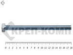 Болт полная резьба, цинк DIN933 12х180 пр.8,8 (2шт) Распродажа – фото