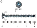 Саморез потай сверло цинк 3,5х41 Фасовка (500шт) – фото