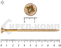 Саморез желтый цинк POZY 6х100 (1000шт)