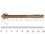 Анкер клиновой 12х160, желтый цинк (5шт) – фото