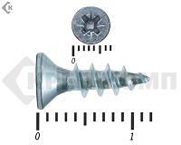 Саморез белый цинк POZY 3х12 Фасовка (5000шт)