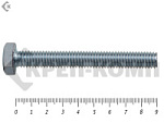 Болт полная резьба, цинк DIN933 8х 90 пр.10,9 (25кг/760) – фото